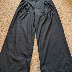 Zara wide leg dress pants in black size small